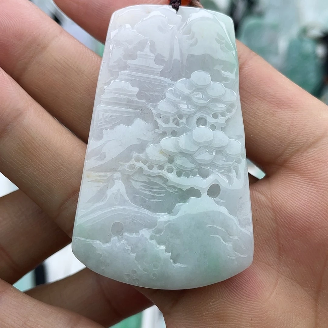 颈饰未镶嵌翡翠翡翠