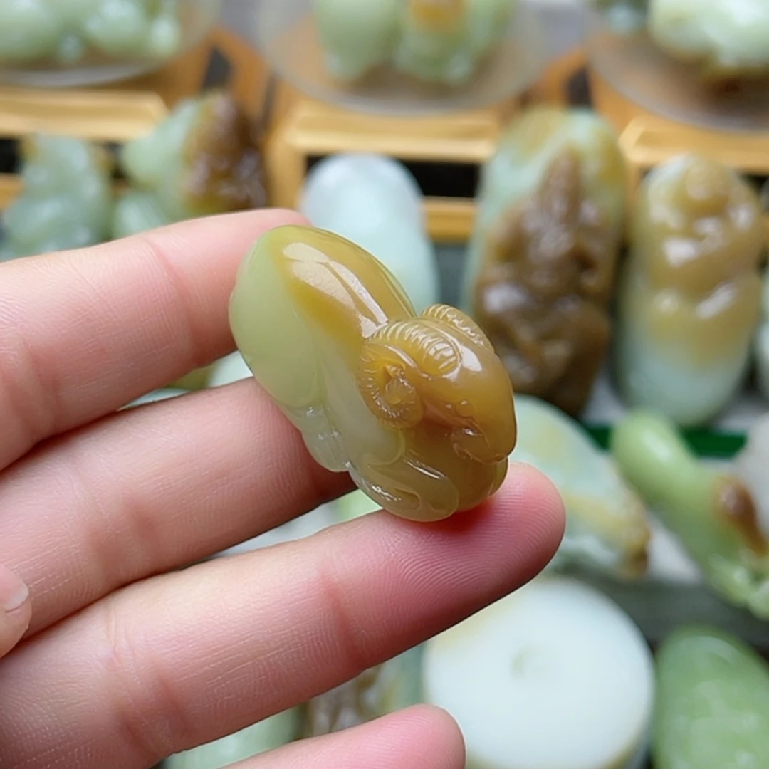 【闪购商品】未镶嵌和田玉挂件善*