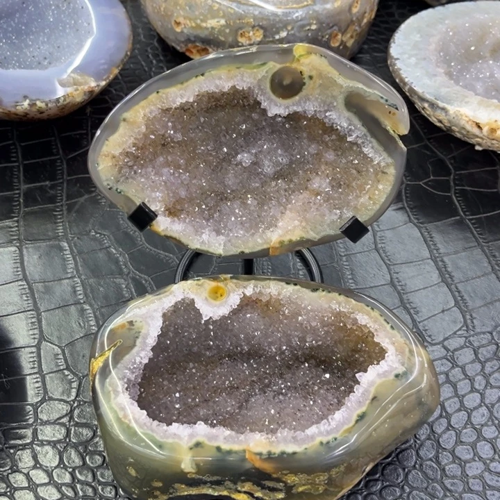 未镶嵌水晶发饰绿皮紫盆