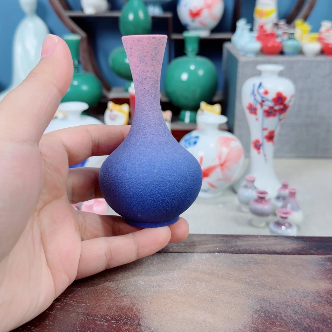 陶瓷手工小花器摆件