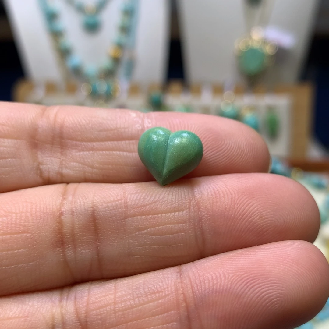 绿松石未镶嵌屁桃