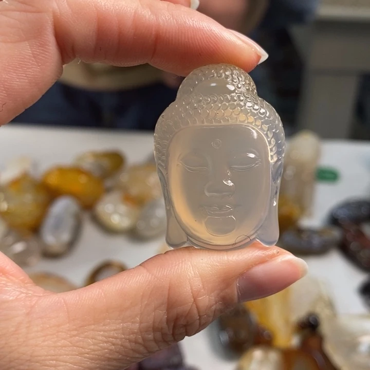 玛瑙/玉髓吊坠(不含链)未镶嵌