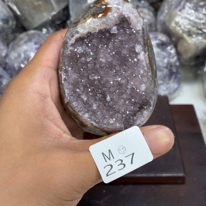 紫晶摆件未镶嵌水晶