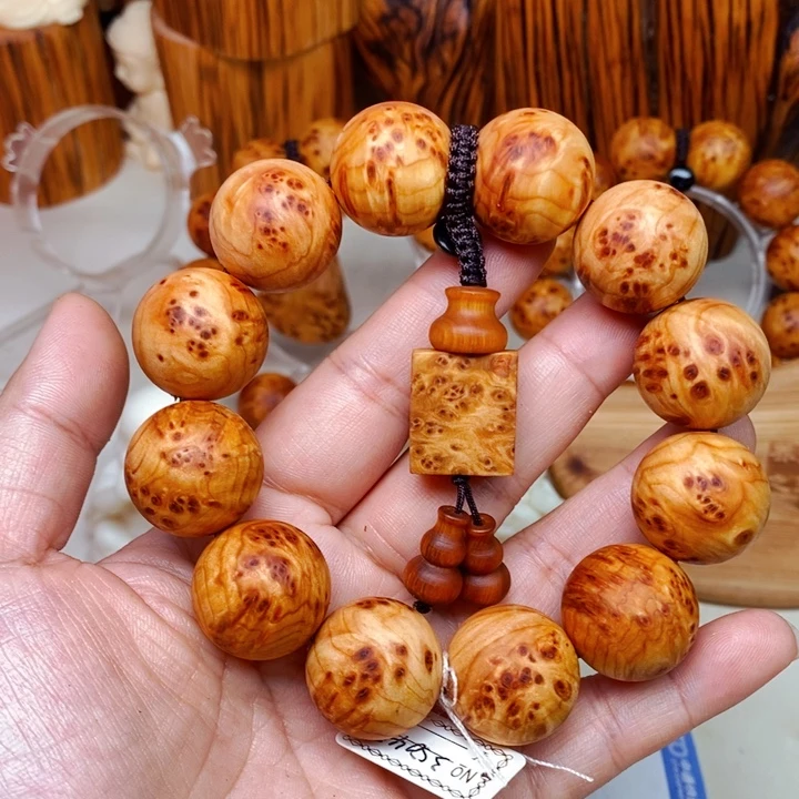 柏木（崖柏）手串2.0。10