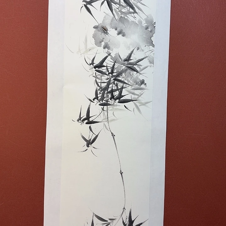 国画听兰老师花鸟