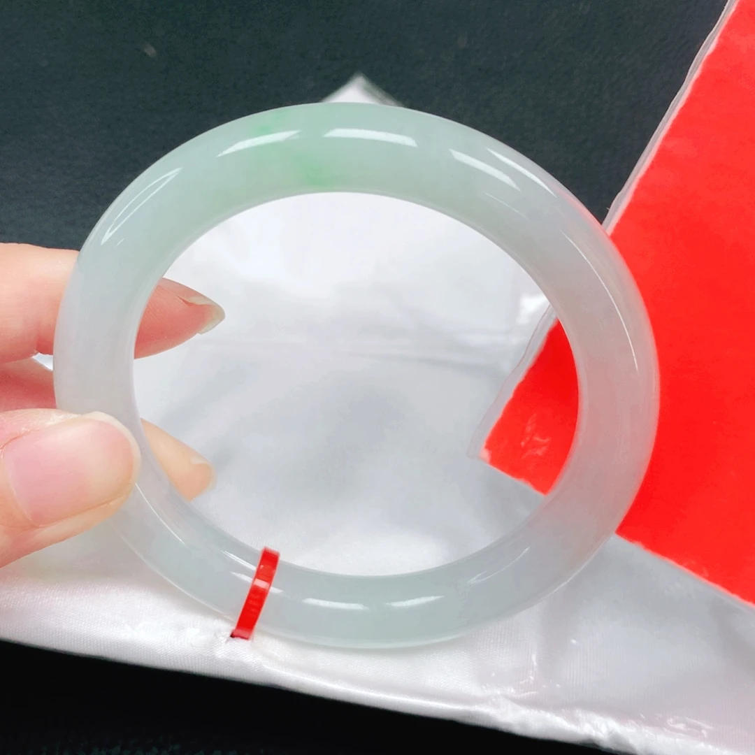 翡翠未镶嵌手镯54圈