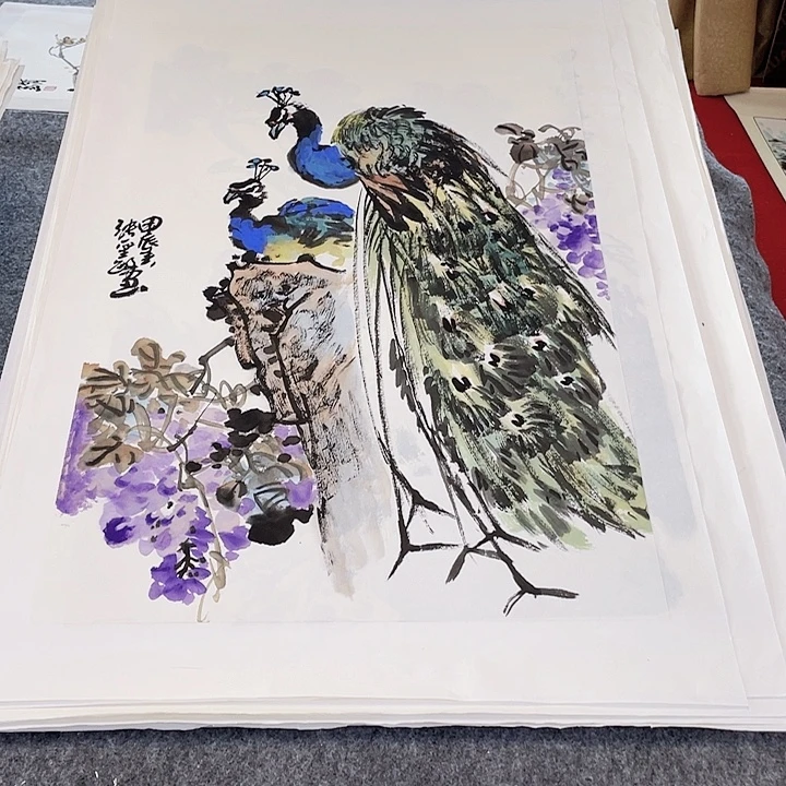 国画张圣敏先生纯手绘作品