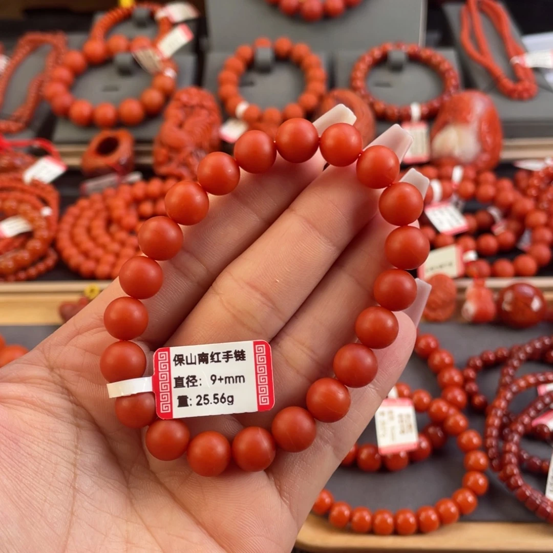未镶嵌手链南红玛瑙保山南红单圈