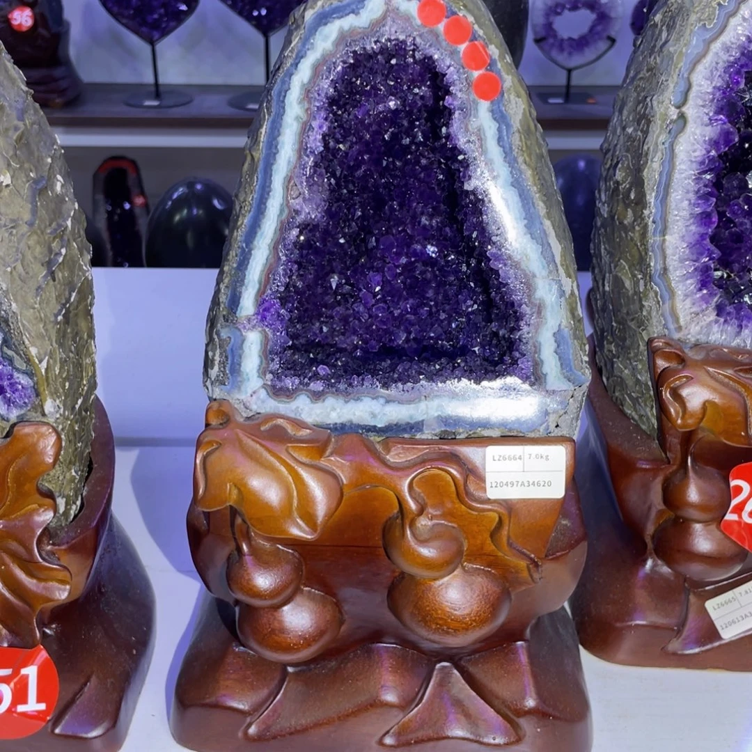 乌拉圭紫水晶摆件