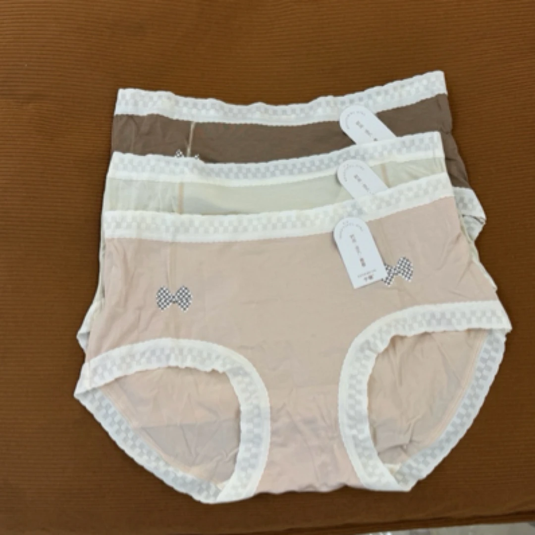 宁萌·中腰莫兰迪色系舒适透气无痕女士内裤M242