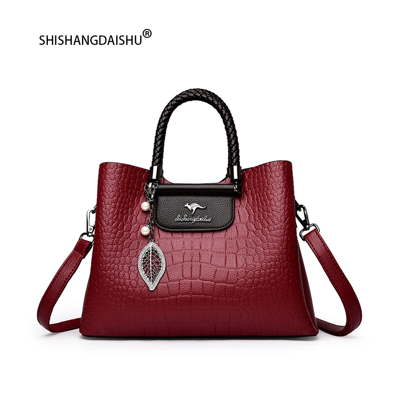 时尚女包单肩斜挎包经典肩包百搭通勤款式女包  6195红