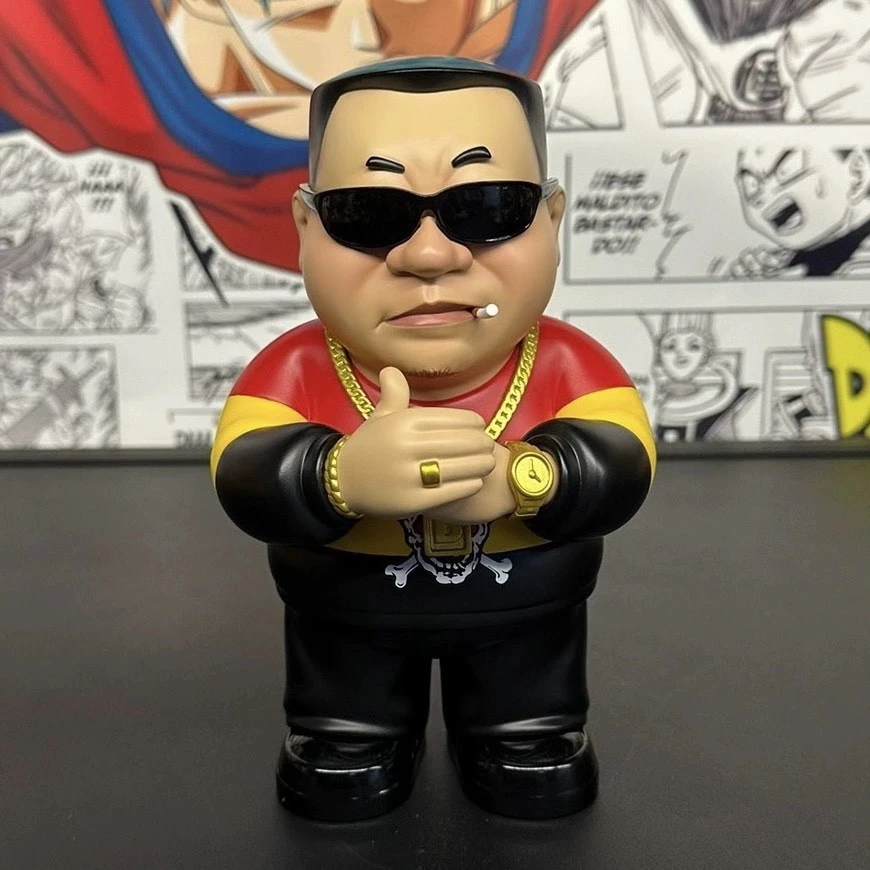 国产Q版闯江湖真人潮玩男生礼物模玩摆件公仔辽北彪哥范德彪模型