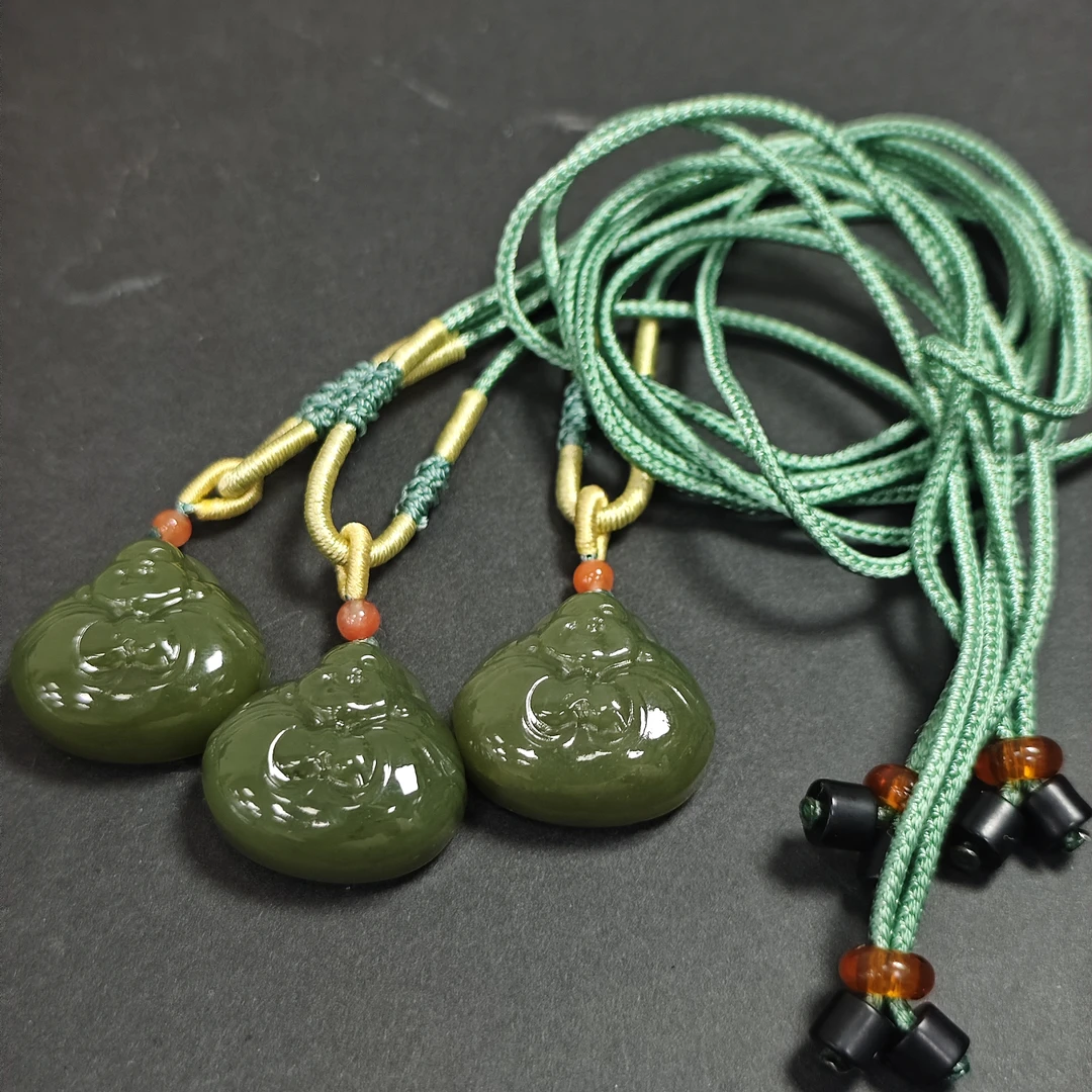 【书记甄选】天然和田玉佛公吊坠 多样式发一件 3107CC