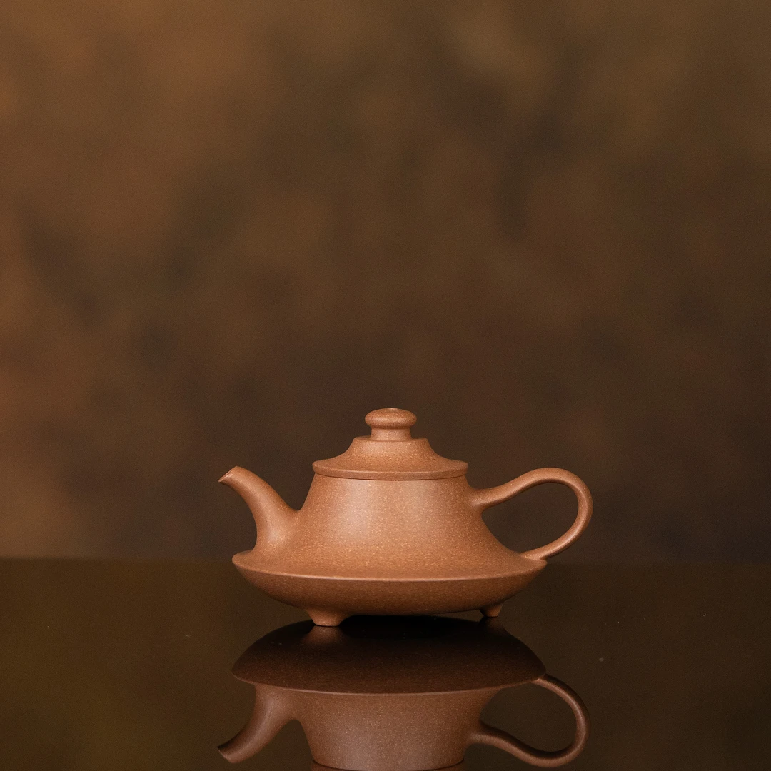 【利贞l云炉】原矿段泥 约90cc 手工制作紫砂壶 茶具WYJ