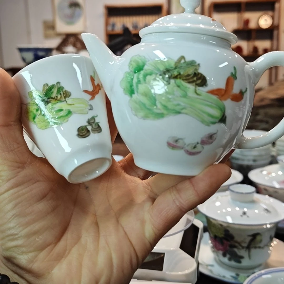 用****5景德镇手工手绘套组