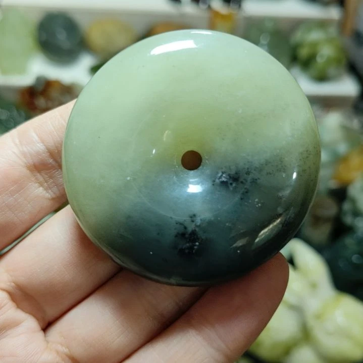 岫玉平安扣未镶嵌