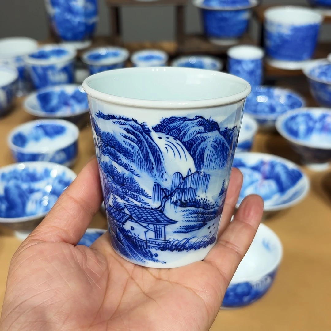 景德镇纯手绘可乐杯