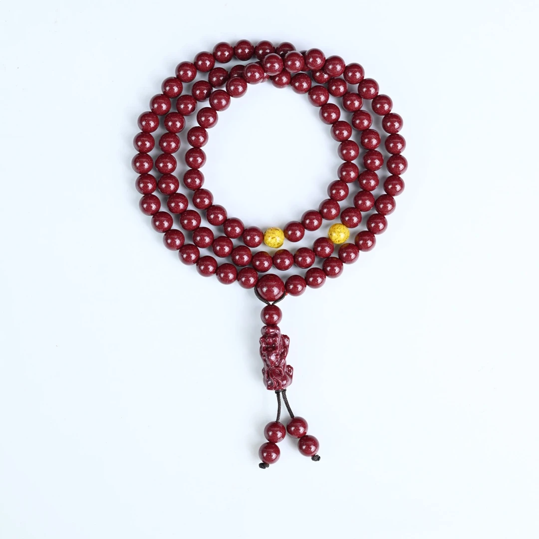 含辰砂工艺品朱砂手链朱砂工艺品紫金砂手串