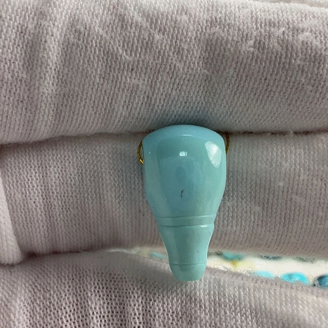 未镶嵌绿松石三通 9.4mm