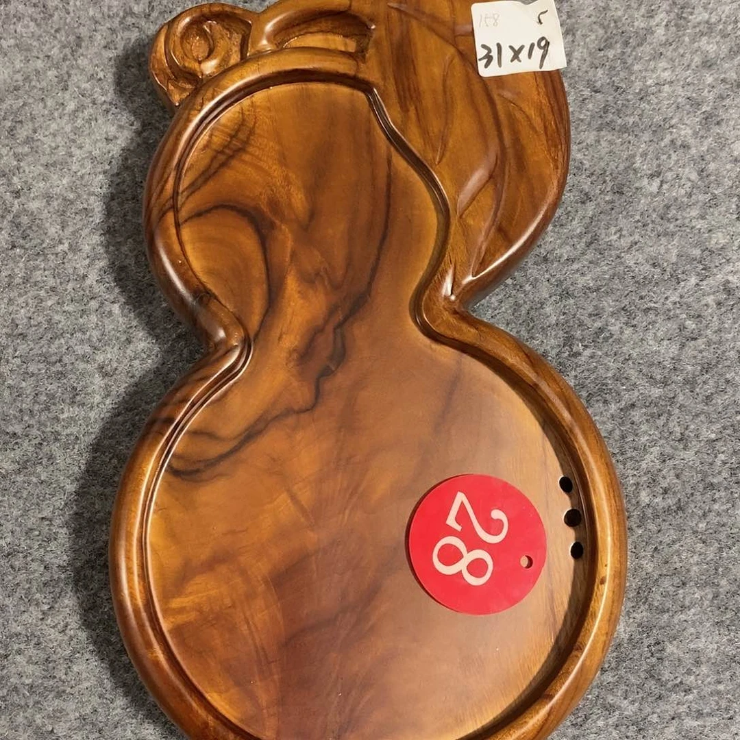 小**提香樟造型葫芦茶盘