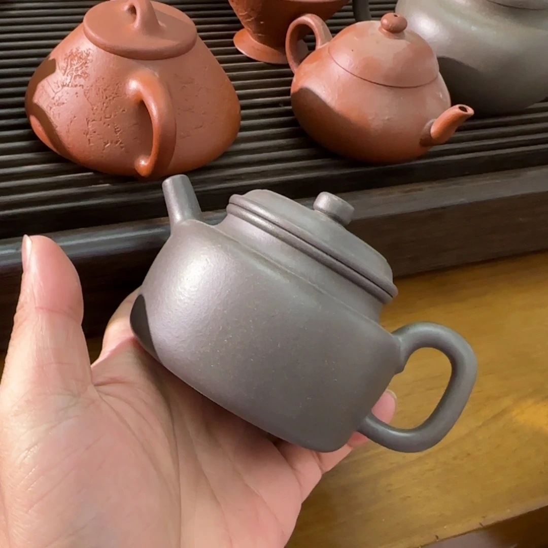 紫砂茶壶天青德钟