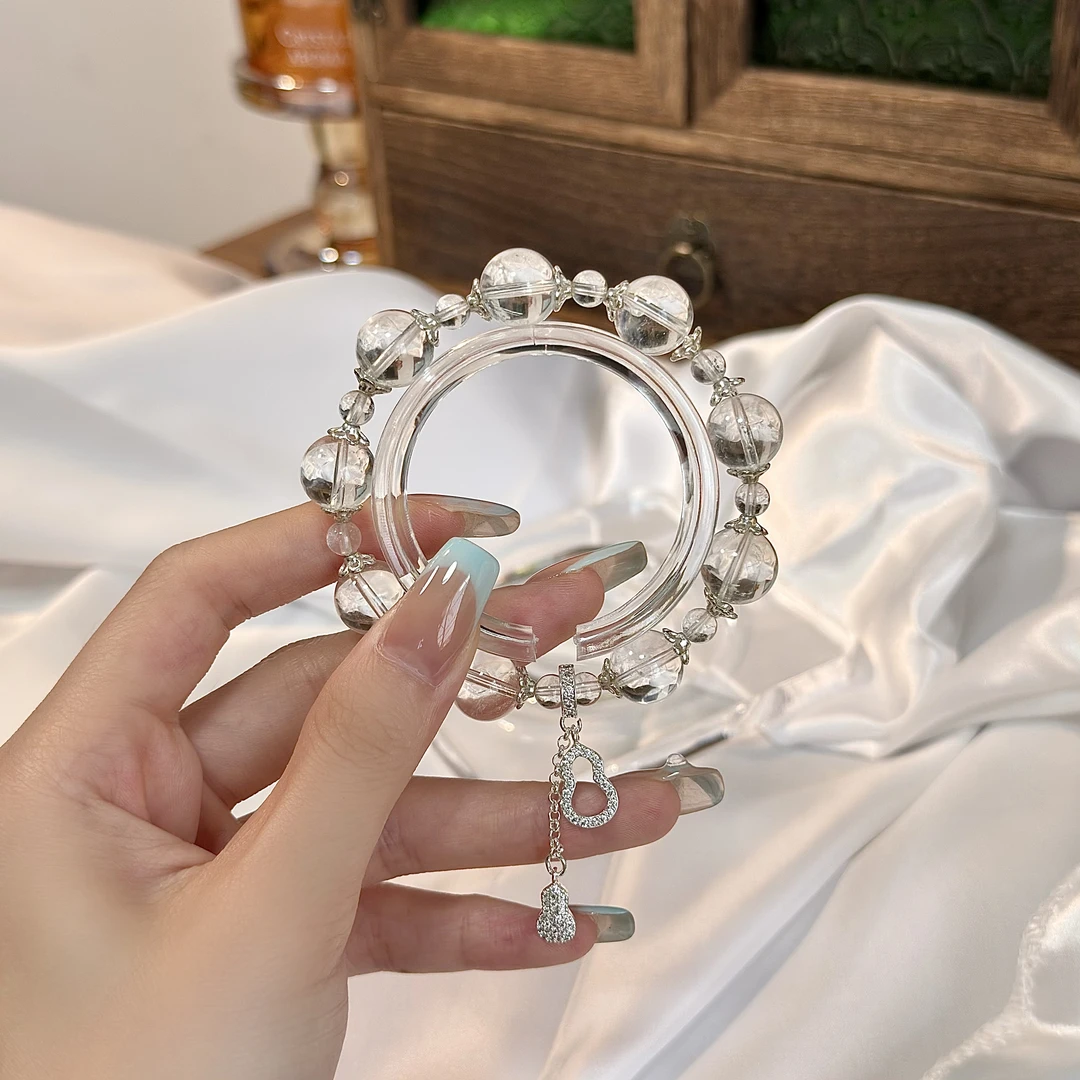 【白开水】11mm白水晶+5mm白水晶 手串原创设计天然水晶