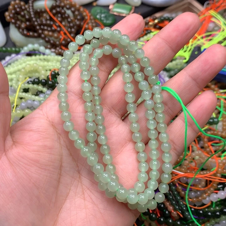 和田玉未镶嵌手链36