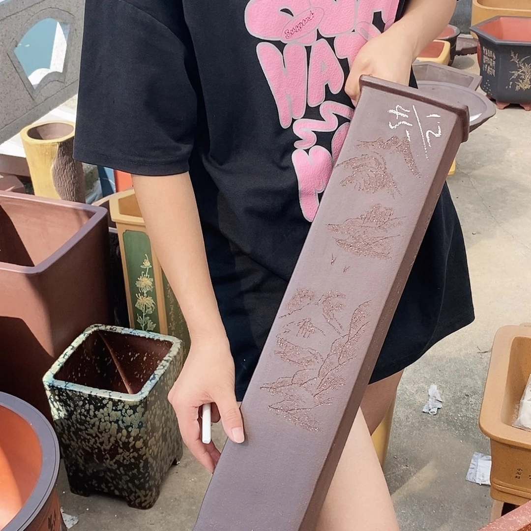 紫砂花盆紫砂花盆
