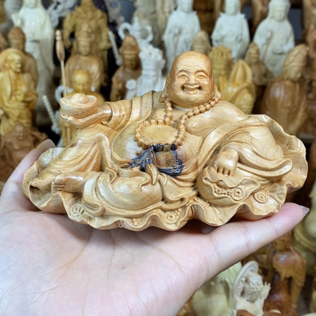 木微瑕崖柏14荷叶弥勒树结