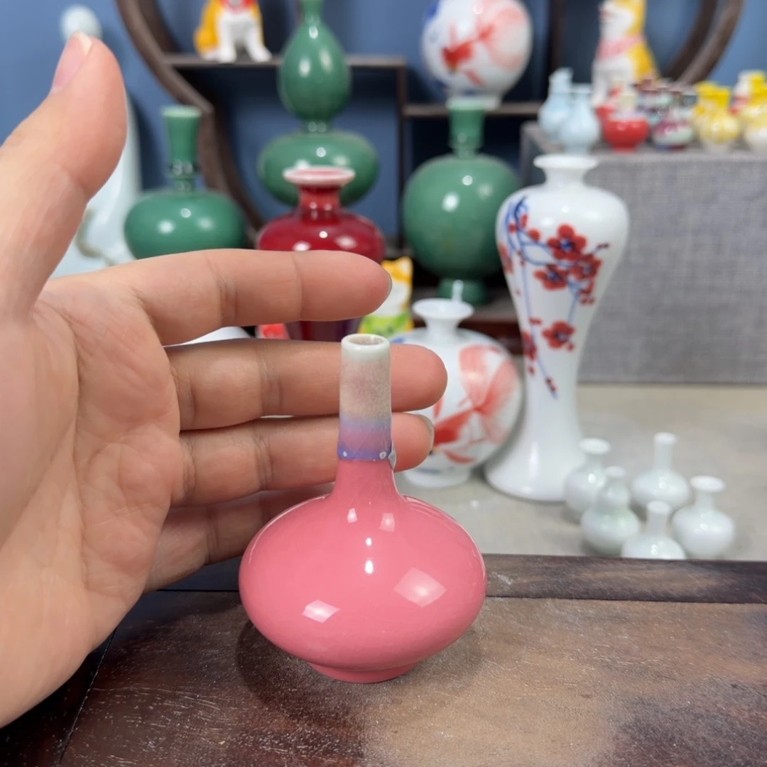 陶瓷手工小花器摆件