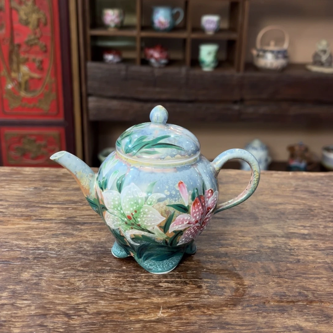 柴烧手工手绘陶瓷