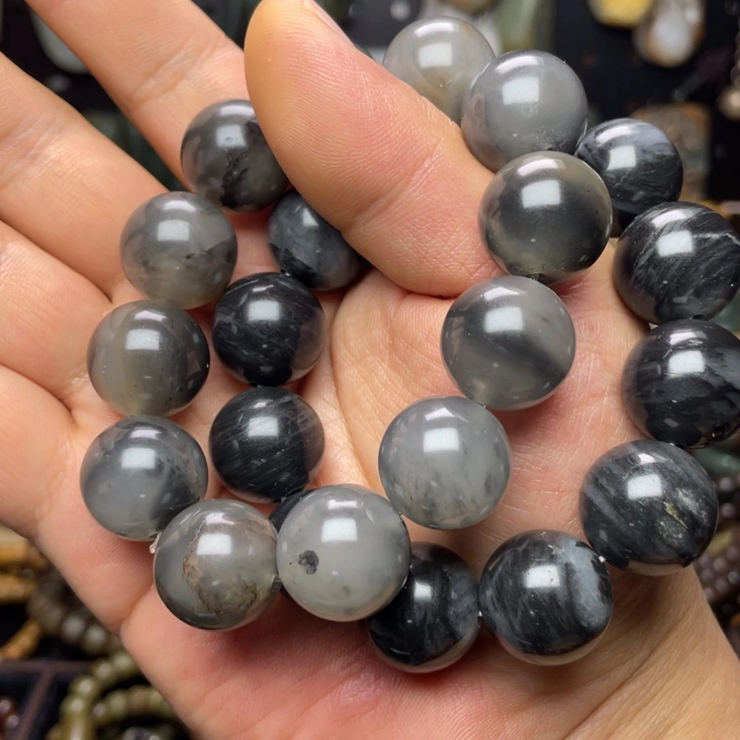 石英岩玉未镶嵌手链