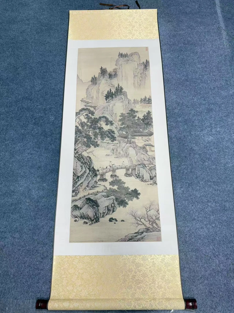 【骑游】 宽45高140 国画