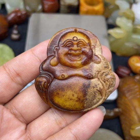 蛇纹石玉未镶嵌颈饰46