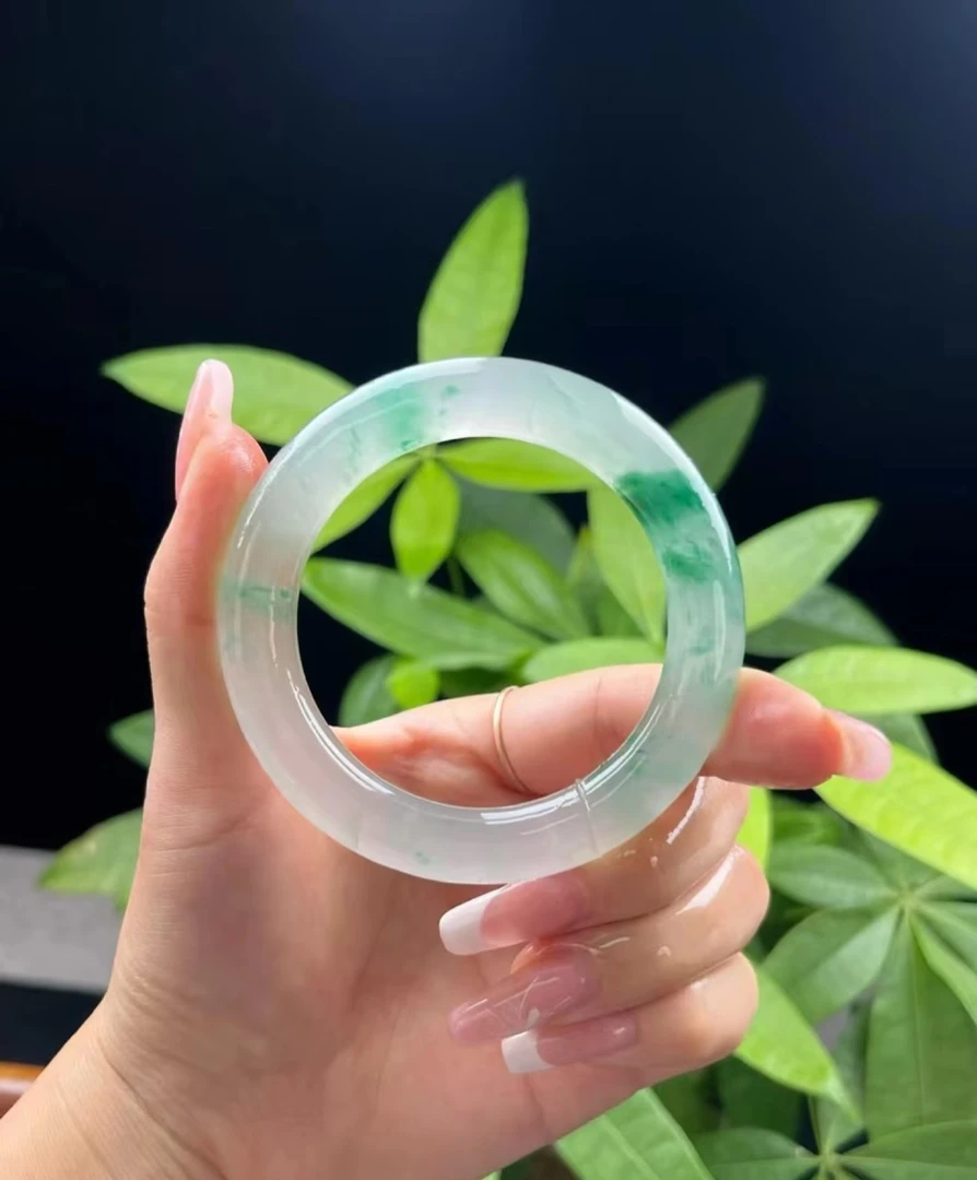 A时尚缅风美人旺翠工艺手镯【直播专用链接】