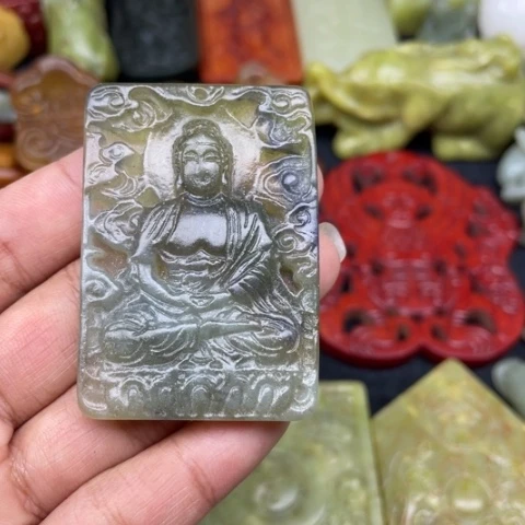 蛇纹石玉颈饰未镶嵌49