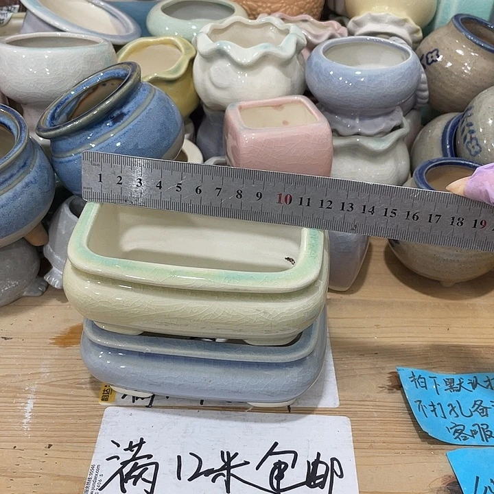 红陶陶瓷花盆凑12米包邮