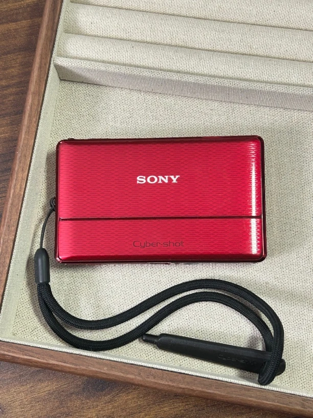 9新 Sony/索尼 tx100 红色 1600w像素高ccd数码相机