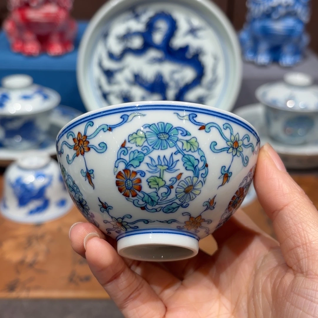 瓷片景德镇纯手工手绘