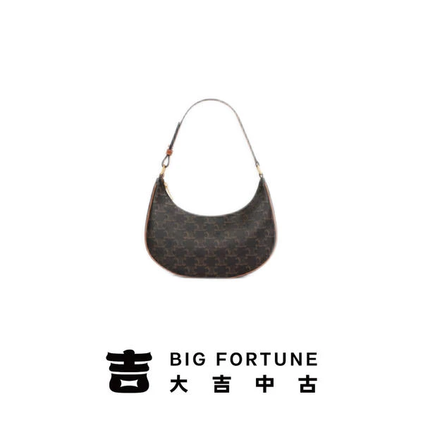 大吉中古/Celine瑟琳老花ava单肩包