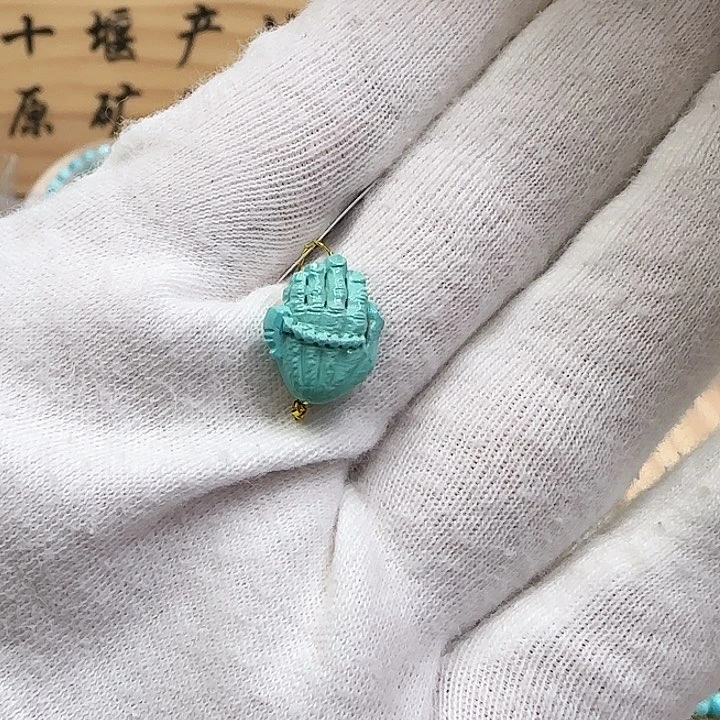 绿松石未镶嵌15佛手+w