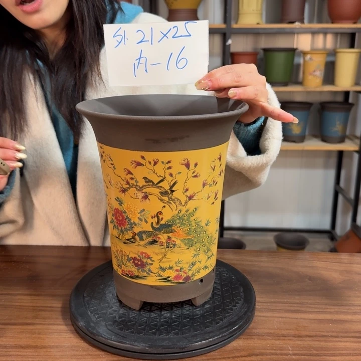 紫砂花盆紫砂花盆精品花盆