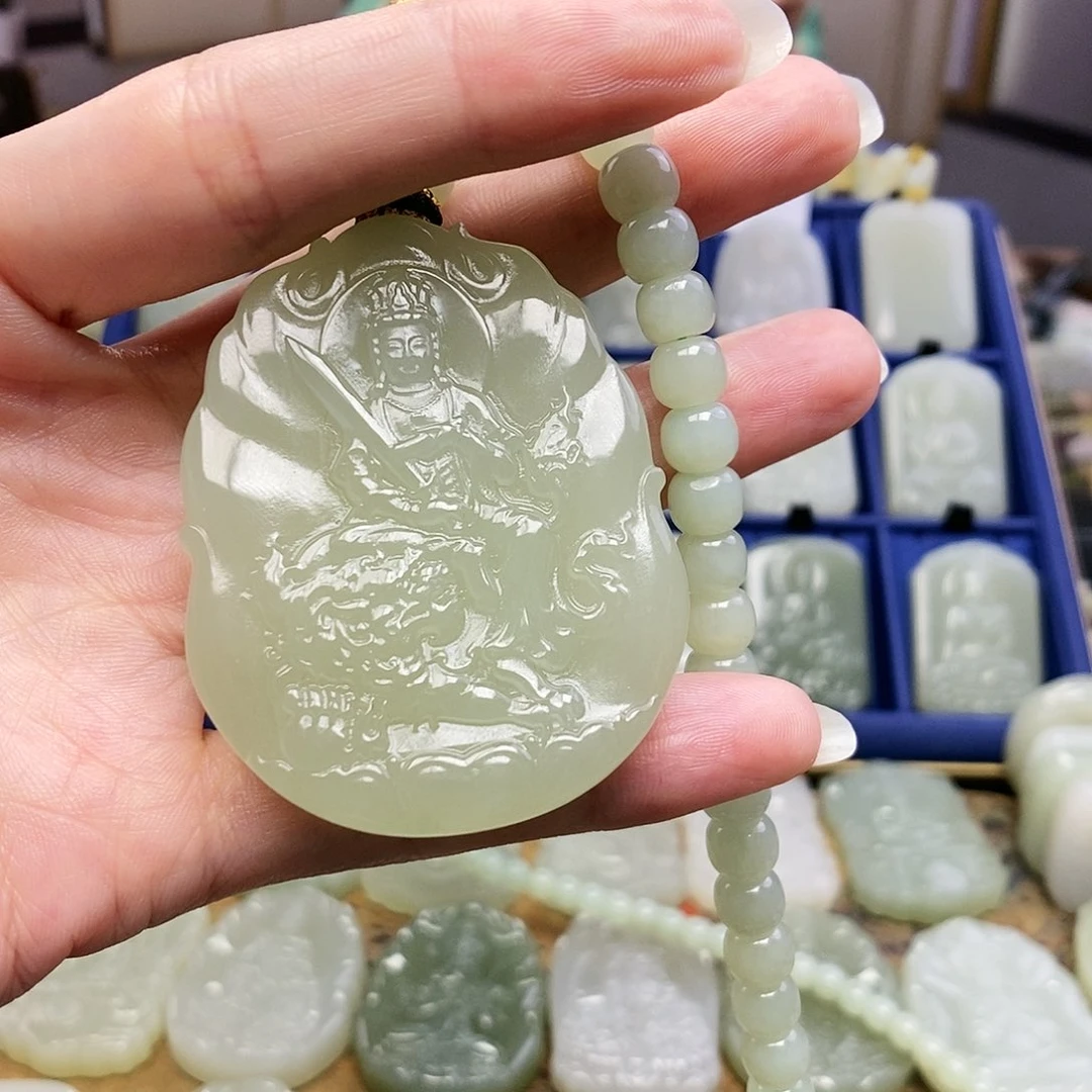 和田玉颈饰未镶嵌ღ**想