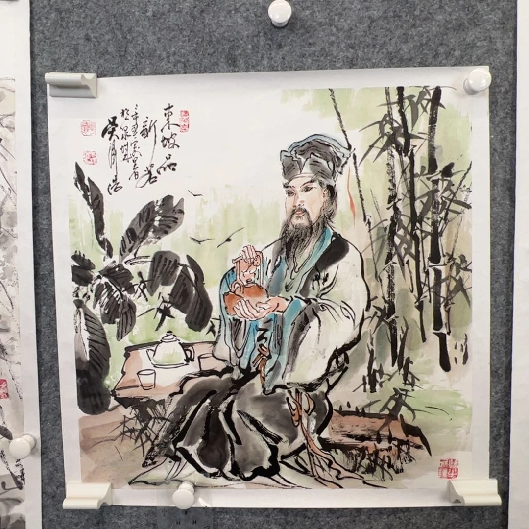 R***d纸本纸本（w6412）人物 书画3