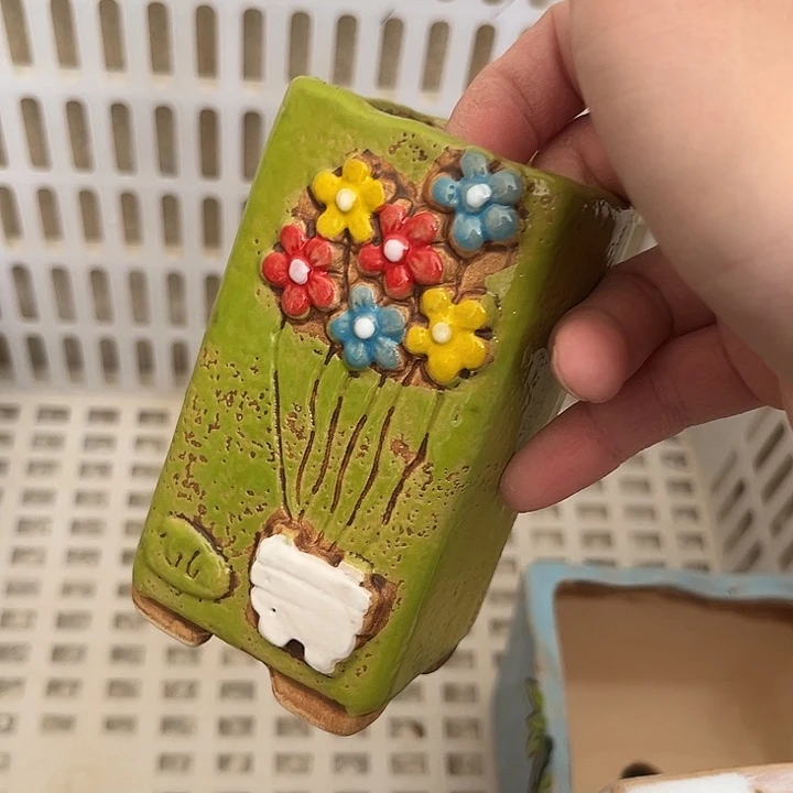 粗陶材质多肉花盆