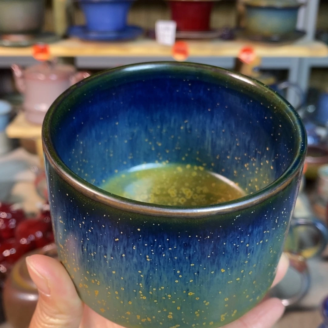 神后钧瓷手工。茶器