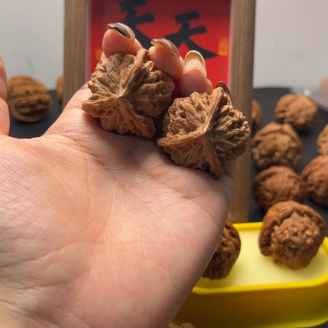 吊坠文玩核桃盘山三棱38