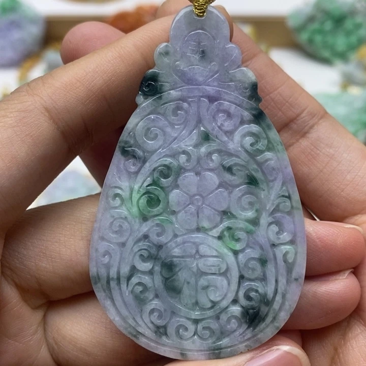 翡翠未镶嵌项链翡翠