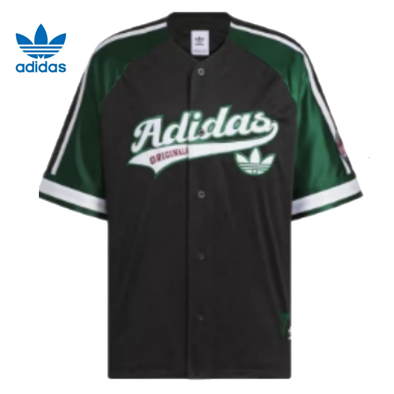 华adidas阿迪达斯三叶草男女运动休闲短袖T恤JN0767