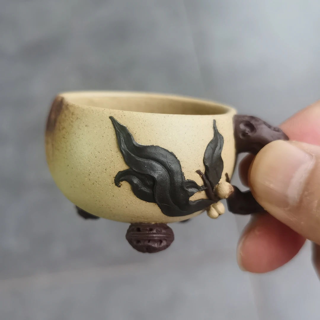 紫砂主人杯 仙桃杯 容量30cc